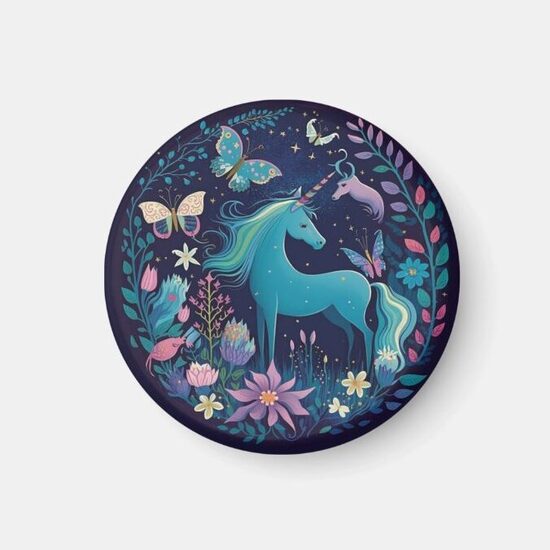 Mazs spogulītis Zils vienradzis